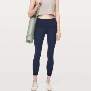 lululemon Wunder Under Leggings Navy | SIZE 2